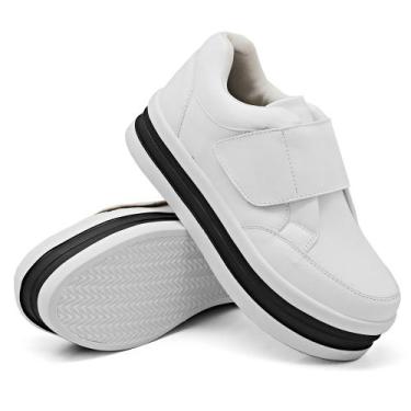Imagem de Tênis Moda Casual Sneaker Chunky Feminino Sola Borracha Leve E Confort