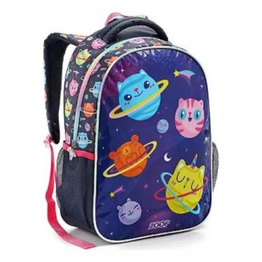 Imagem de Mochila Escolar Unicornio Gatinho Cute Zoop Cor:Gatinho - Seanite, Gat