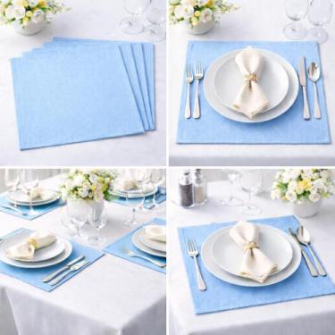 Imagem de Jogo Americano Sousplat e Guardanapo de Mão e Boca Versátil 2 em 1 Oxf