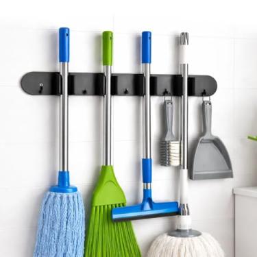 Imagem de Suporte Organizador Para Vassoura Rodo Pá Esfregão Moop