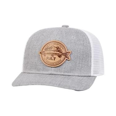 Imagem de Boné De Beisebol Unissex Ajustável Com Etiqueta De Couro De Peixe, Cha