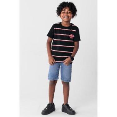 Imagem de Camiseta Unissex Flamengo em malha Infantil Brandili-Masculino