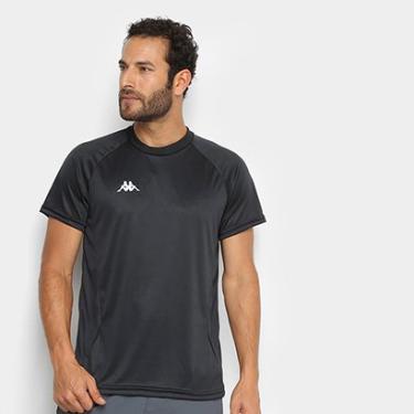 Imagem de Camiseta Kappa Recorte Lateral Masculina-Masculino