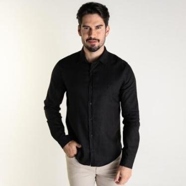 Imagem de Camisa Acostamento Linho Masculina-Masculino