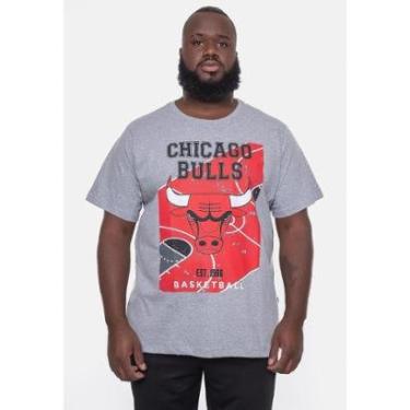Imagem de Camiseta NBA Plus Size Backcourt Chicago Bulls Masculino-Masculino