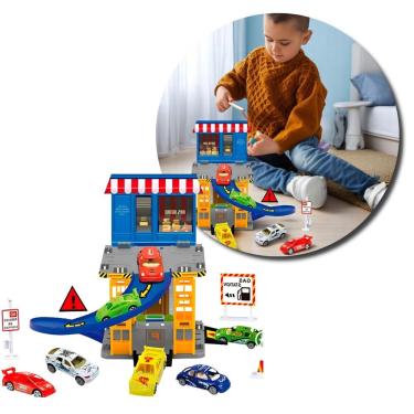 Imagem de Mini Pista Estacionamento De Brinquedo Com 12 Peças