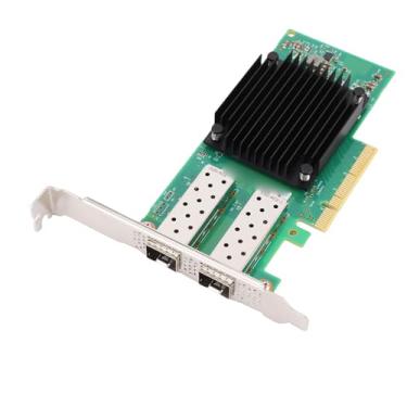 Imagem de Jiawu Placa de Rede PCI Express 3.0 X8 de Alto Desempenho Com 2 Portas SFP28 de 25G para Transmissões de Fibra Multitaxa, Suporte RDMA para Latência Ultrabaixa - Perfeita para Atualizações de Data