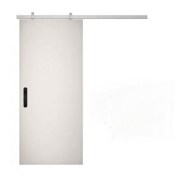 Imagem de Kit p/Porta de Correr 4 Roldanas - Trilho 1,50 M - Porta até 78cm - Alumínio Natural