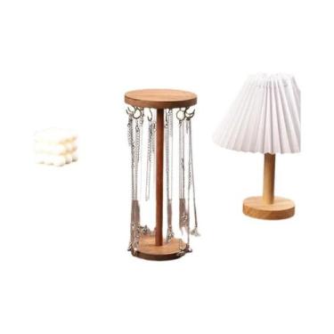 Imagem de Suporte De Joias De Madeira: Expositor Organizador Para Colares, Pulse