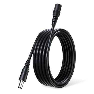 Imagem de Cabo de extensão de energia de cobre puro de 5 m, 5,5 mm x 2,1 mm fêmea para macho, cabo de extensão de alimentação CC 12 V para câmera de segurança CCTV IP, roteador, fita de LED, adaptador de fonte