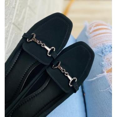 Imagem de Mocassim casual em nobuck 34 ao 43 cor:pretotamanho:36 - DLUCCA SAPATI