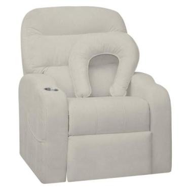 Imagem de Poltrona Reclinável Amamentação Sofia Quarto de Bebê Bouclê - SOFA STO