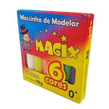 Imagem de Massinha De Modelar Com 6 Cores 90 Gramas
