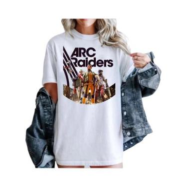 Imagem de Camisa Gráfica Unissex De Manga Curta Arc Raiders Video Game Tee 55ds 