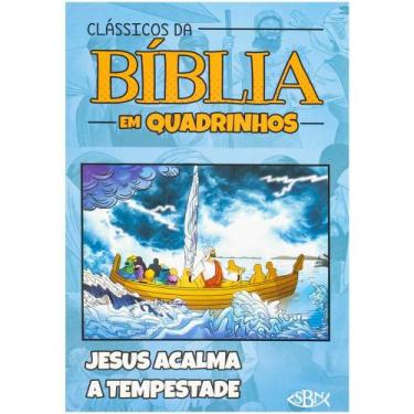 Imagem de Livro - Clássicos da Bíblia em Quadrinhos: Jesus acalma a Tempestade