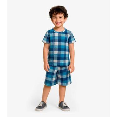 Imagem de Pijama Infantil Menino Estampado Select Azul, 10, Azul