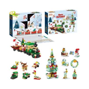 Imagem de Calendário De Contagem Regressiva De Natal Com Blocos De Montar, Brinq