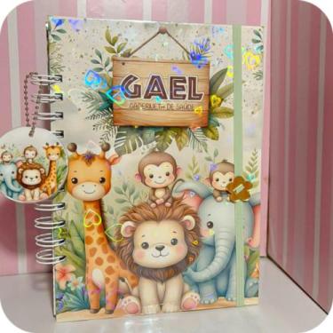 Imagem de Caderneta de Saúde - Safari - Krika Personalizado