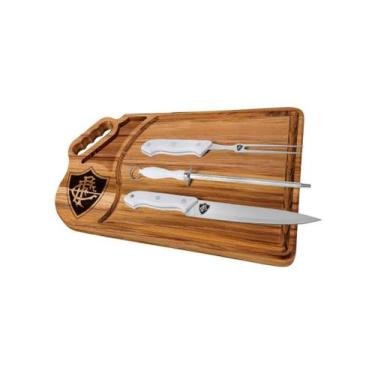 Imagem de Kit Churrasco Fluminense Personalizado com Time Presente Pais Namorado