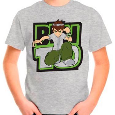 Imagem de Camiseta Desenho BEN10 Moda Infantil Roupa Criança 06, Modelo 03, 14