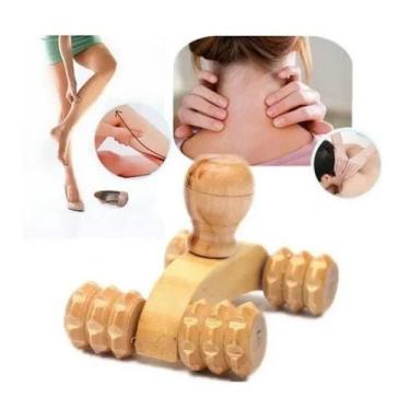 Imagem de Massageador De Madeira Modelo Carrinho Bem Estar - Fisio - bj