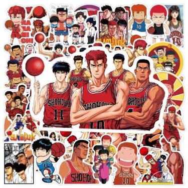 Imagem de Adesivos Slams Dunks, vinil impermeável, anime, 50 unidades/lote - yiw