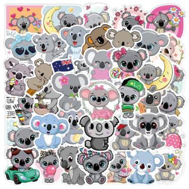 Imagem de Adesivos Koalas Animals, vinil impermeável, anime, 50 unidades/lote - 