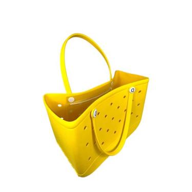 Imagem de Bolsa Eva Premium Amarela Luxo Praia Piscina Impermeável - - Allurys, 