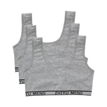 Imagem de Sutiãs De Treinamento Para Adolescentes, Tops Sem Fio Para Puberdade, 