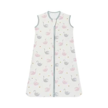 Imagem de Saco De Dormir De Algodão Para Bebês, Colete Anti-Susto Para Recém-Nas