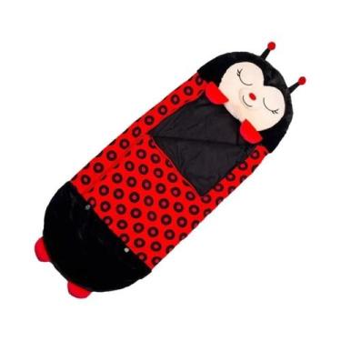 Imagem de Saco De Dormir De Pelúcia Infantil Com Almofada, Quente E Macio, Prese