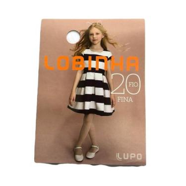 Imagem de Meia calça infantil lobinha fio 20 - Lupo, Rosa, P