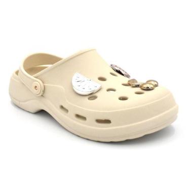 Imagem de Babuche Feminino Zaxy Joy Pins, Creme, 36