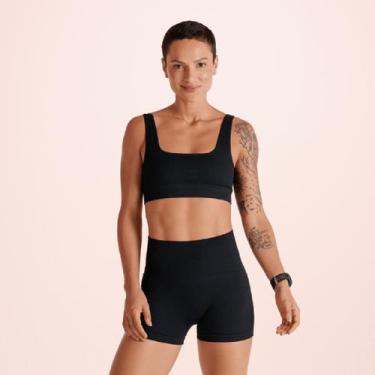 Imagem de Top Canelado Seamless Feminino Básico Conforto e Ajuste Perfeito - Lup