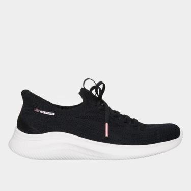 Imagem de Tênis Skechers Ultra Flex 4.0 Slip Ins Feminino, Preto, 34
