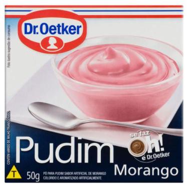 Imagem de Mistura Para Pudim Sabor Morango Dr. Oetker 50g