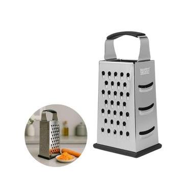 Imagem de Ralador 4 Faces Legumes Queijo Chocolate Inox Alça Manual