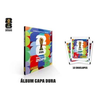 Imagem de Copa Do Mundo 2026 - Álbum Capa Dura + Kit 12 Envelopes - FIFA WORLD C