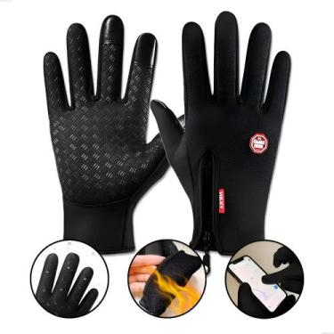 Imagem de Luva Moto Motoqueiro Impermeável Térmica Inverno Frio Touch - Indue Va