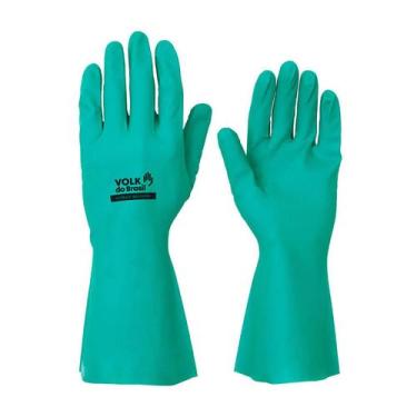 Imagem de Luva Nitrílica Sem Forro Tamanho EG Verde 106501003-EG Volk - LUVAS, R