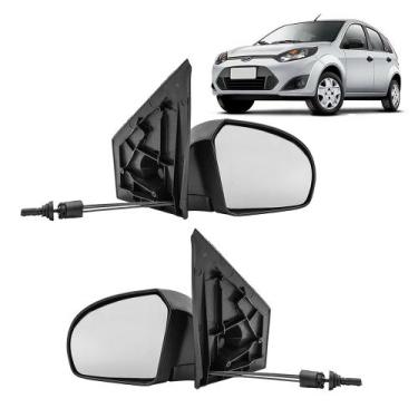 Imagem de Par Retrovisor Ford Fiesta 2002/2013 2/4 Portas Hatch Sedan - CAROL IN