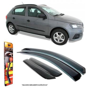 Imagem de Calha de Chuva Gol Voyage G5 G6 G7 2008 em diante 4 Portas TG Poli - 2