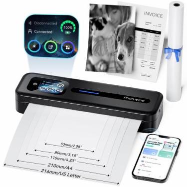 Imagem de Impressora portátil Phomemo M832D Bluetooth Térmica Preta