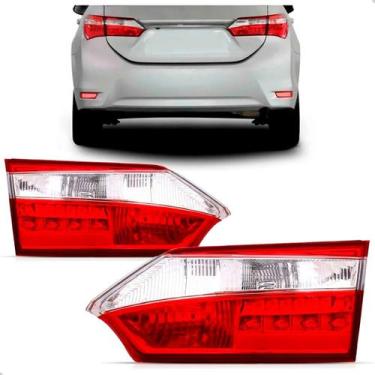 Imagem de Par Lanterna Traseira Mala Corolla 2014 2015 16 2017 C/ Led - SP ACESS