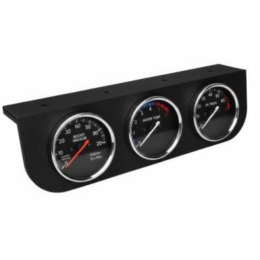 Imagem de Suporte de coluna para painel automotivo universal 3 manômetros 52mm i