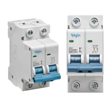 Imagem de Disjuntor Bipolar Duplo Elgin 32a Curva C
