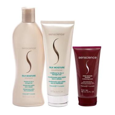 Imagem de Kit Senscience Silk Moisture Shampoo 280ml + Condicionador 240ml + Inn