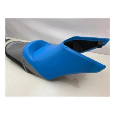 Imagem de Capa Banco Compatível Seadoo Gtr230 2018 Azul/cinza + Grampo Azul/cinz