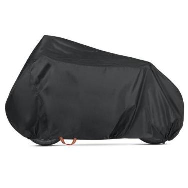 Imagem de Capa Protetora para Moto Preta para Diversos Tamanhos Impermeável Térm