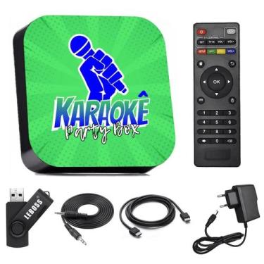 Imagem de Karaokê Party Box Profissional Preto De 2000 Músicas Com Pontuação Não